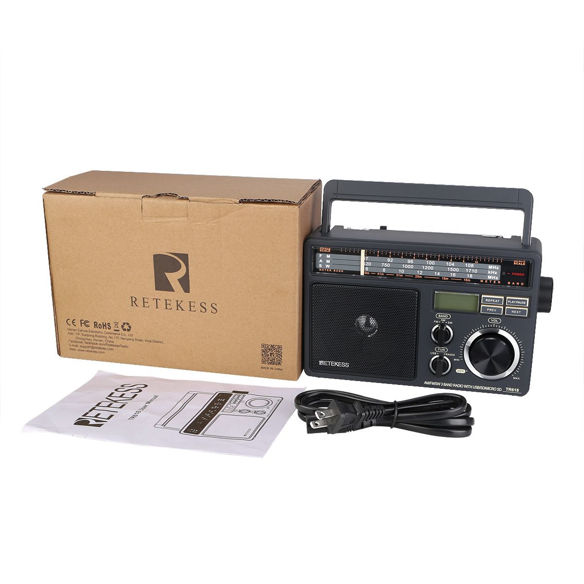 Retekess-TR618-FM-AM-SW-3-Band-Radio-USB-TF-Card-Speaker-MP3-Player-1646356