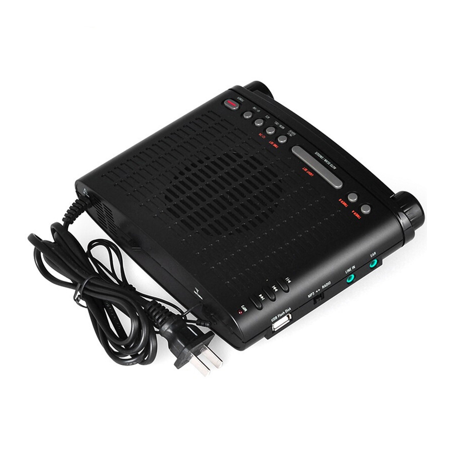 Tecsun-MP-300-FM-Stereo-DSP-Clock-ATS-Radio-Support-Phone-Charging-USB-1286547