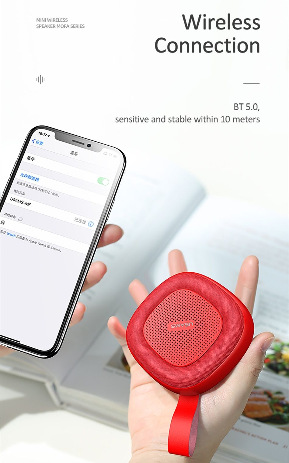 USAMS-US-YX004-Mini-Wireless-Speaker-bluetooth-50-Portable-Outdoors-TF-Card-AUX-Stereo-Speaker-with--1614784