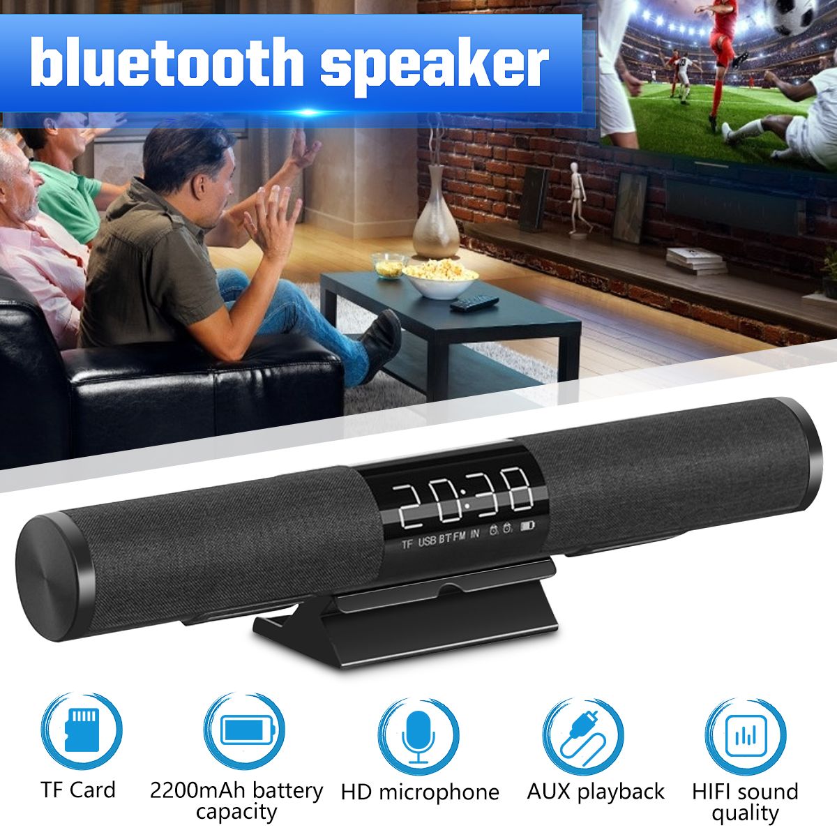 Wireless-bluetooth-Speaker-HiFi-Stereo-LED-Display-2200mAh-TF-Card-U-Disk-AUX-Soundbar-with-Mic-1627044