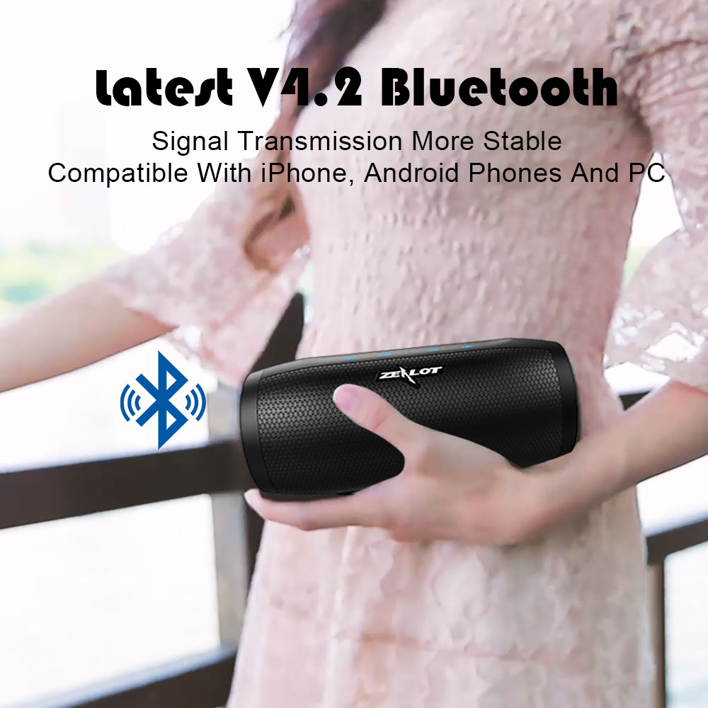 Zealot-B16-Portable-Wireless-bluetooth-Speaker-IPX5-Waterproof-TF-Card-4000mAh-Bass-Subwoofer-1337007