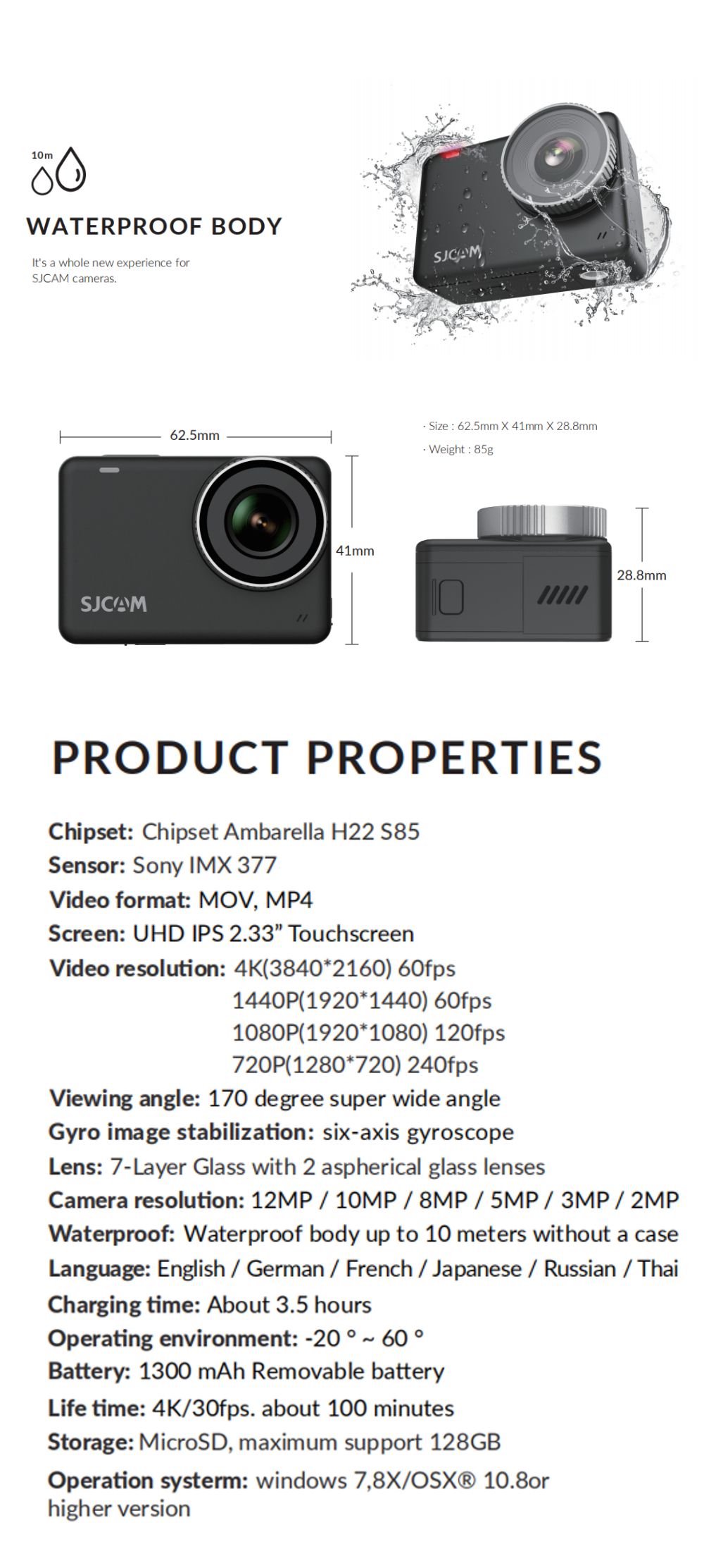 SJCAM-SJ10-Pro-4K-60FPS-WiFi-Remote-Action-Camera-Waterproof-Touch-Screen-Gyro-EIS-Recording-DV-Dash-1740038