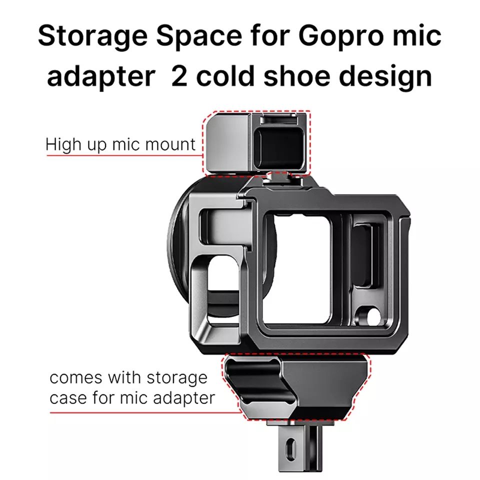 Ulanzi-Aluminum-Alloy-Housing-Camera-Cage-for-Gopro-Hero-9-Black-Accessories-Anti-fall-Cold-Boot-Exp-1749460