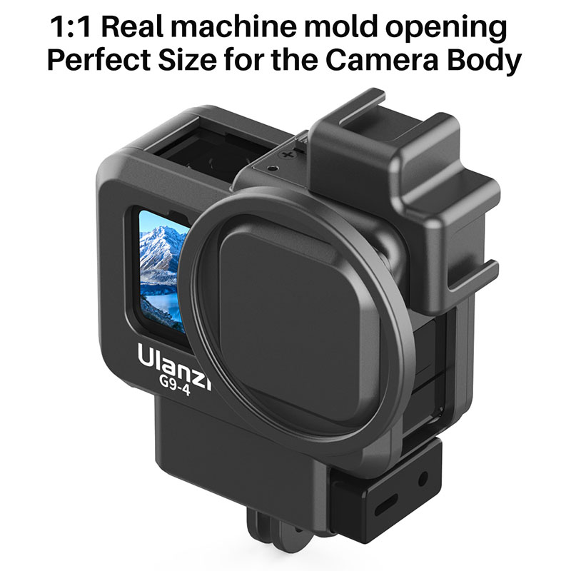 Ulanzi-Lightweight-Rabbit-Cage-for-GoPro-Hero-9-Black-Dual-Cold-Shoe-Camera-Cover-1749468