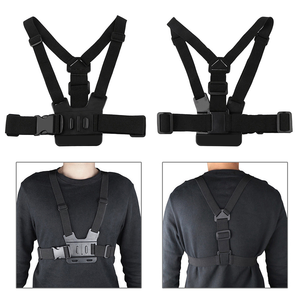 PULUZ-Adjustable-Chest-Belt-Body-Strap-Mount-for-Action-Sport-Camera-1220709