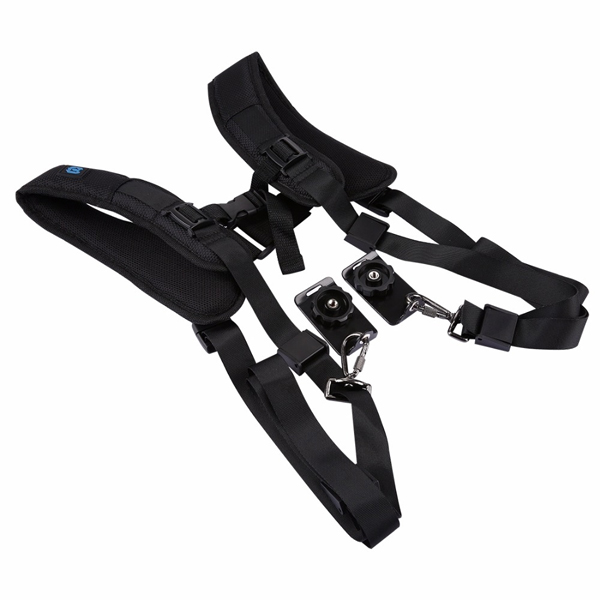 Quick-Release-Double-Harness-Soft-Pads-Decompression-Foam-Shoulder-Strap-Belt-for-DSLR-Cameras-1154291