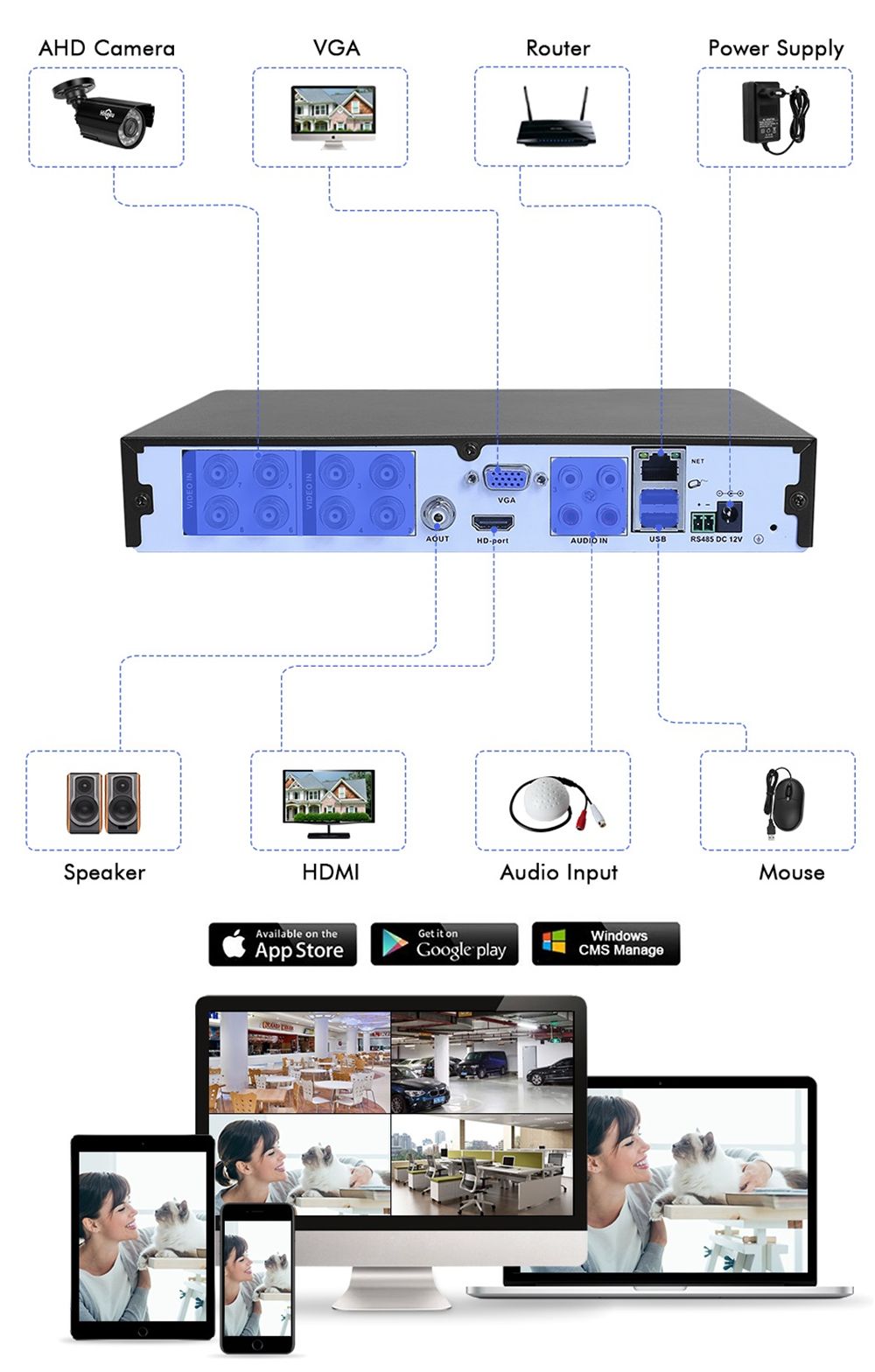 Hiseeu-4PCS-4MP-Outdoor-CCTV-Camera-System-8CH-AHD-DVR-Video-Security-Surveillance-System-Kit-1381899