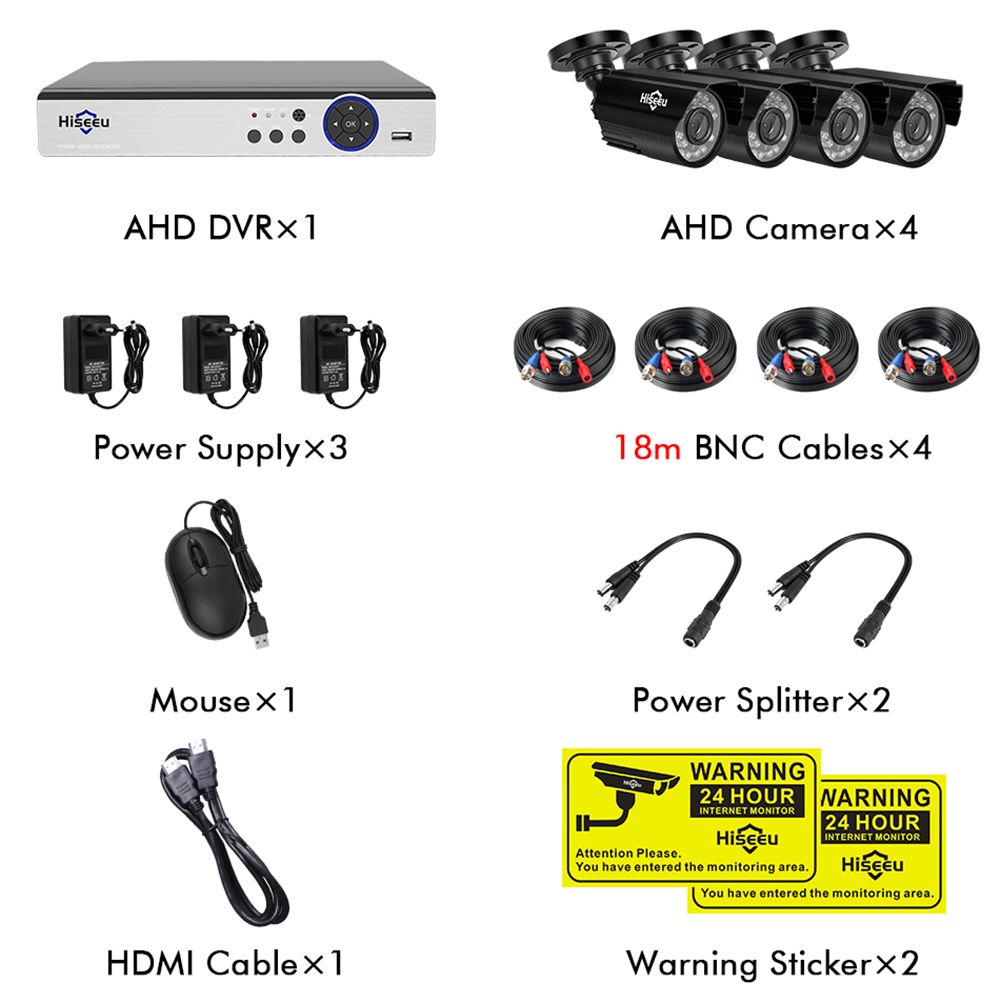 Hiseeu-4PCS-4MP-Outdoor-CCTV-Camera-System-8CH-AHD-DVR-Video-Security-Surveillance-System-Kit-1381899