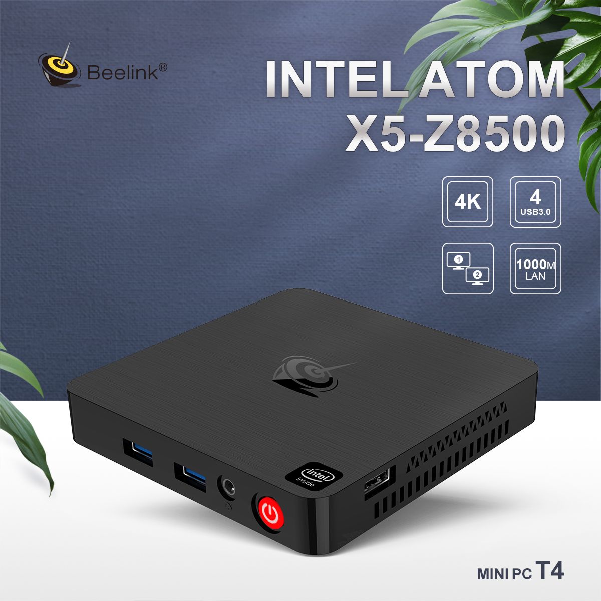 Beelink-T4-Intel-Atom-X5-Z8500-4GB-RAM-64GB-ROM-1000M-LAN-58G-WiFi-bluetooth-40-USB-30-Windows-10-Mi-1681888