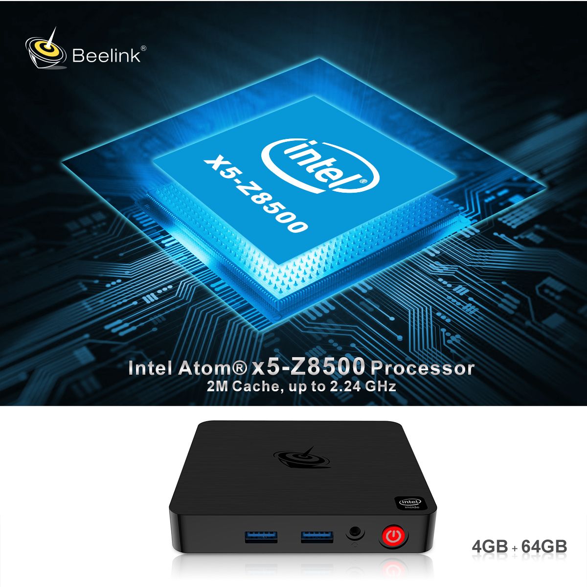 Beelink-T4-Intel-Atom-X5-Z8500-4GB-RAM-64GB-ROM-1000M-LAN-58G-WiFi-bluetooth-40-USB-30-Windows-10-Mi-1681888