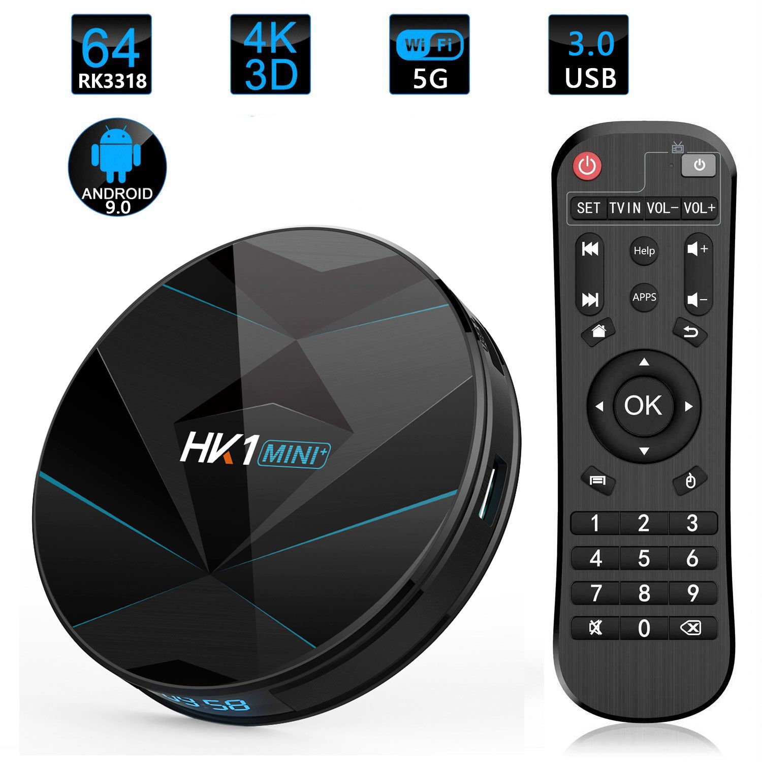 HK1-Mini-Plus-RK3318-2GB-DDR3-RAM-16GB-ROM-24G-WIFI-bluetooth-40-Android-90-H265-VP9-TV-Box-1480831