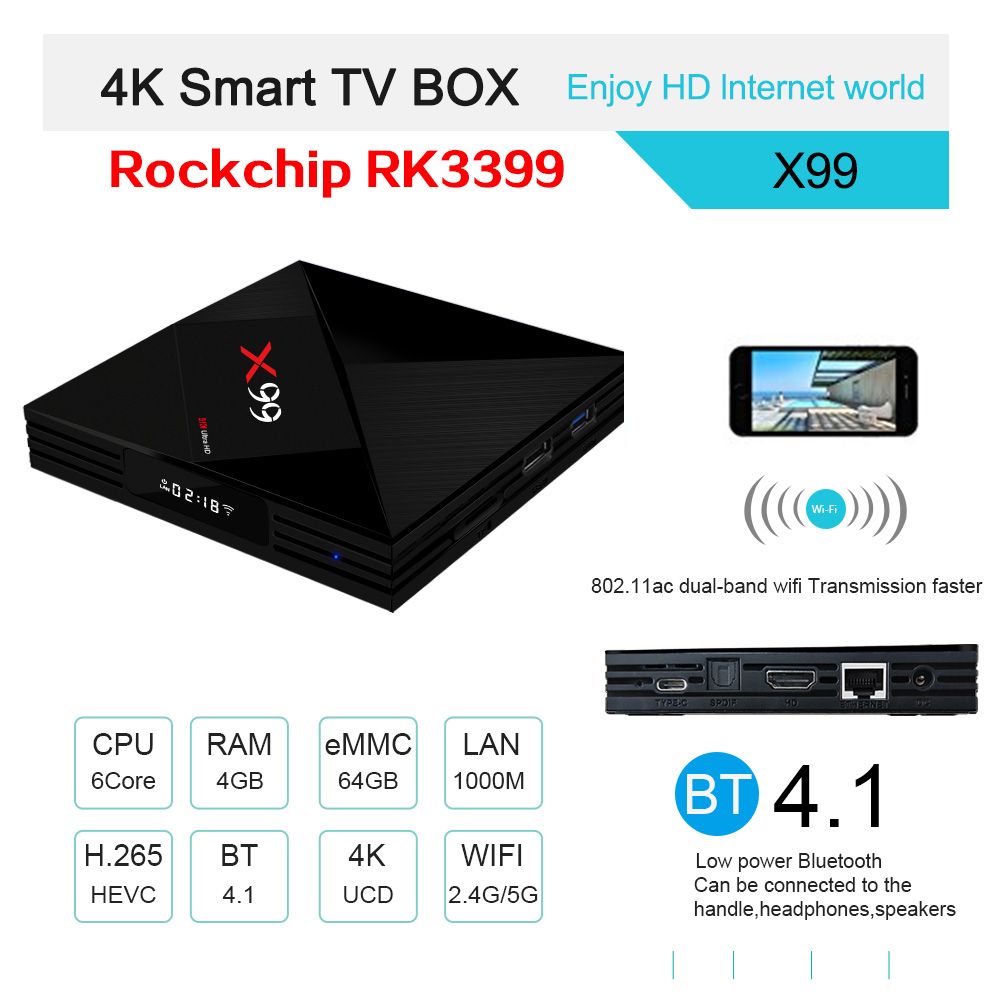 Hugsun-X99-RK3399-4GB-RAM-64GB-ROM-5G-WIFI-bluetooth-41-Android-71-4K60fps-VP9-H265-Internet-TV-Box-1652833