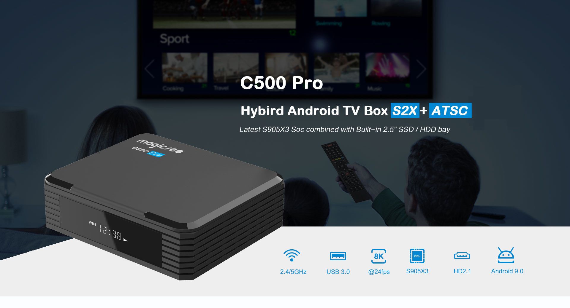 MAGICSEE-C500-PRO-S2XATSC-Amlogic-S905X3-216GB-5GHz-WiFi-BT42-Android-90-4K-Smart-TV-Box-ATSC-DVB-S2-1755452