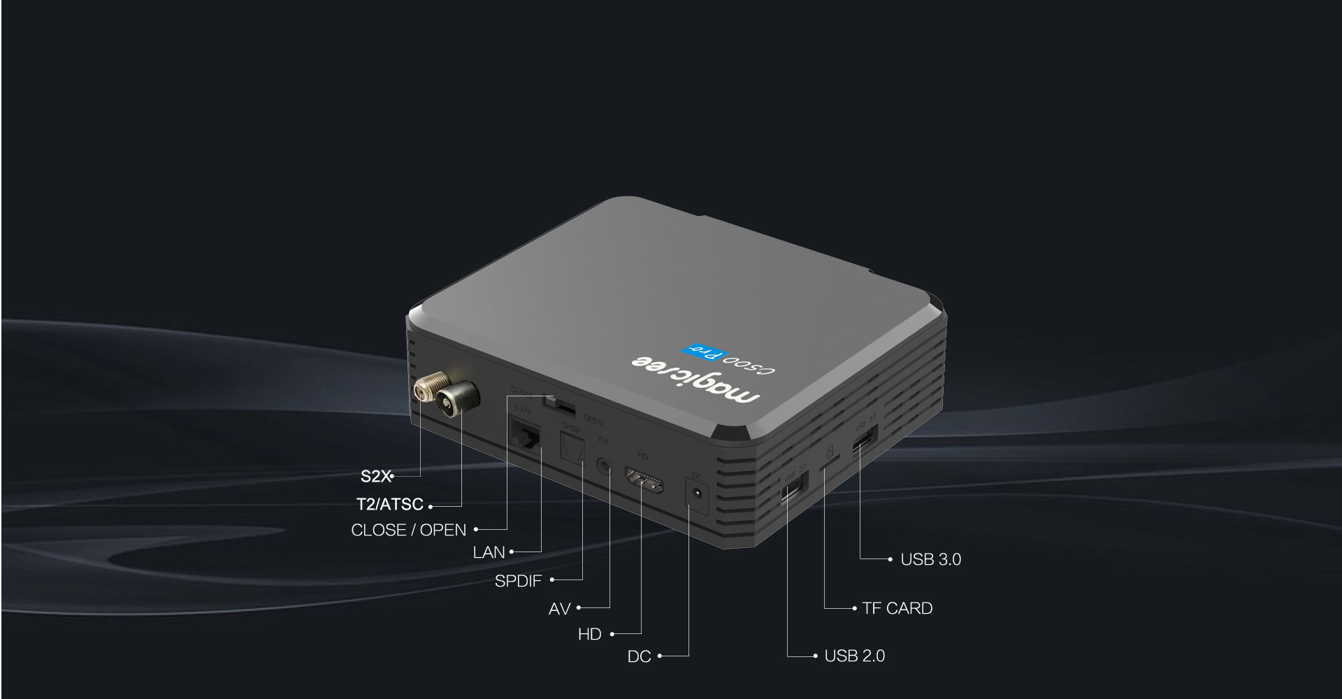 MAGICSEE-C500-PRO-S2XATSC-Amlogic-S905X3-432GB-5GHz-WiFi-BT42-Android-90-4K-Smart-TV-Box-ATSC-DVB-S2-1755450