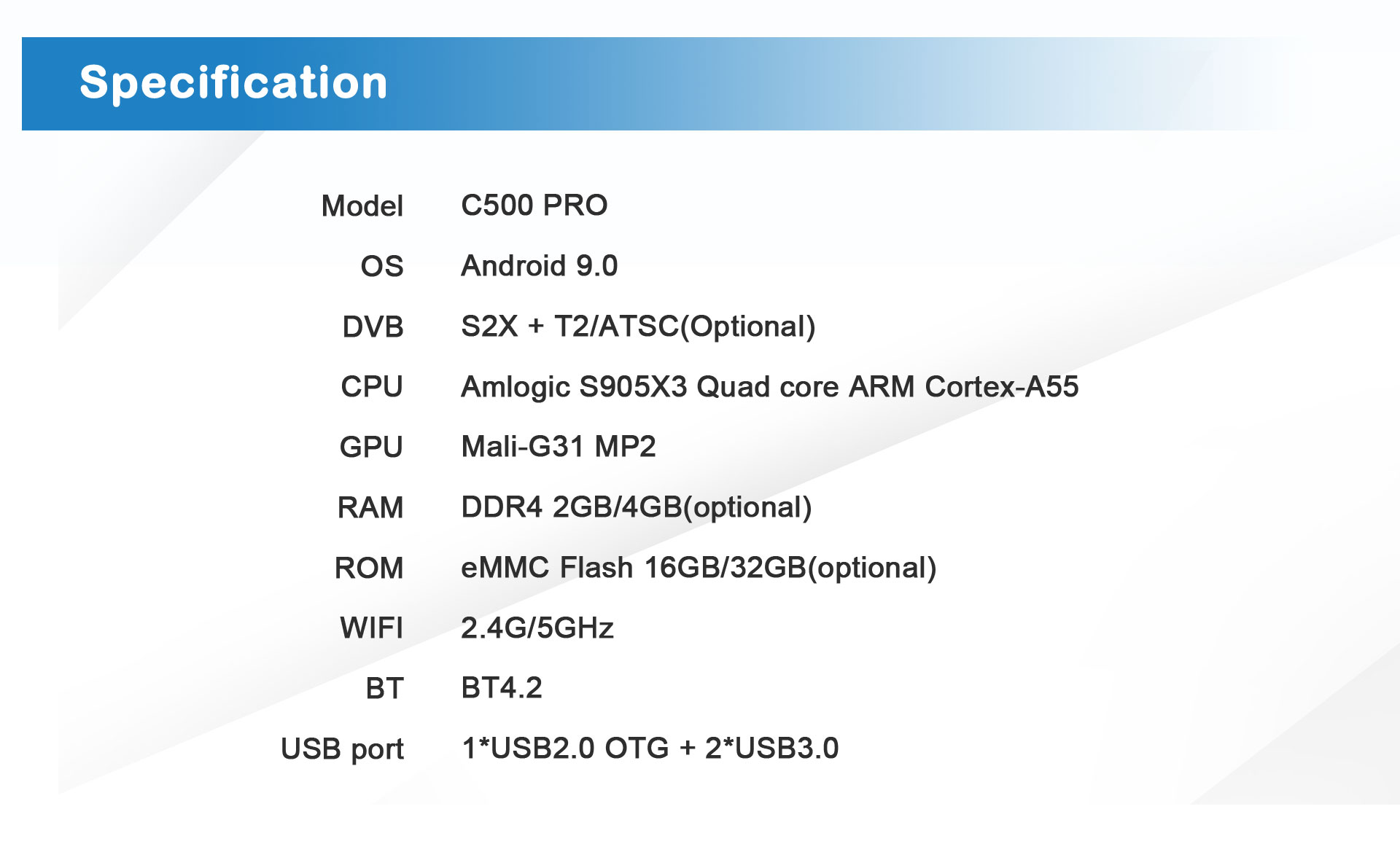 MAGICSEE-C500-PRO-S2XATSC-Amlogic-S905X3-432GB-5GHz-WiFi-BT42-Android-90-4K-Smart-TV-Box-ATSC-DVB-S2-1755450
