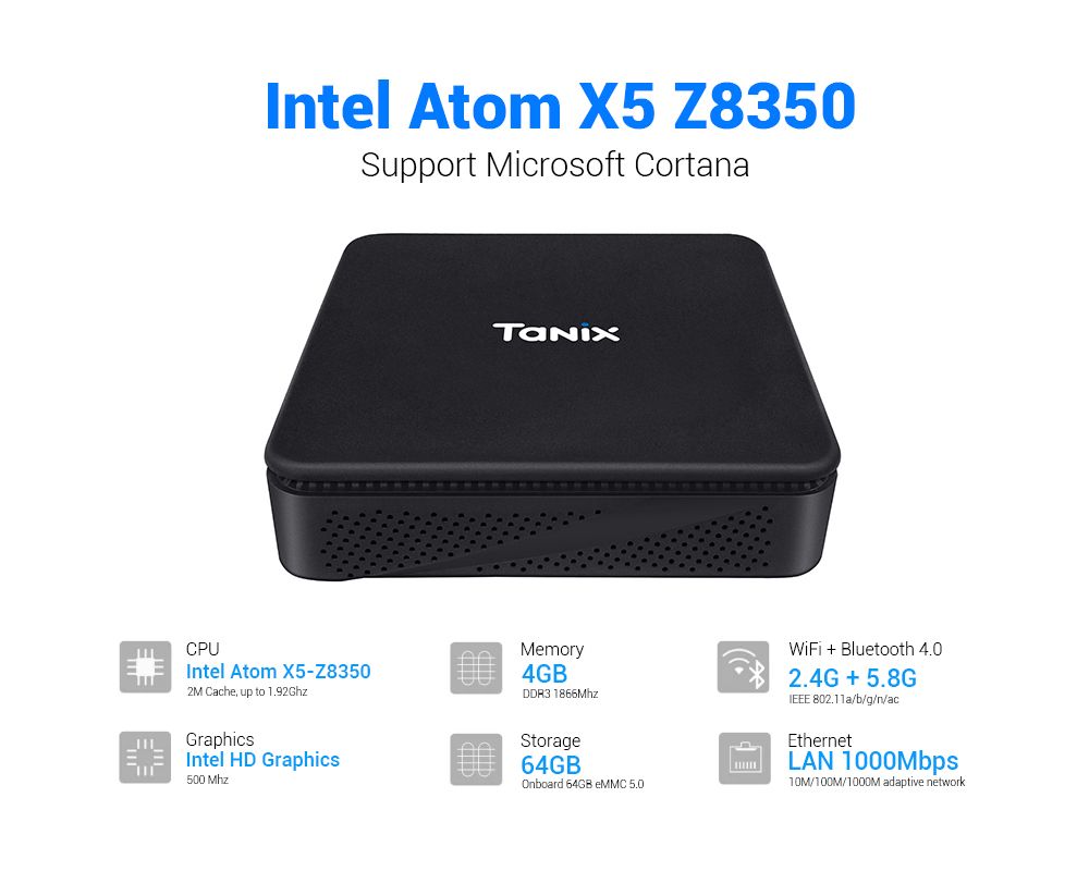 Tanix-TX85-Intel-X5-Z8350-4GB-RAM-64GB-ROM-5G-WIFI-1000M-LAN-bluetooth-40-Mini-PC-Support-Windows-10-1480594