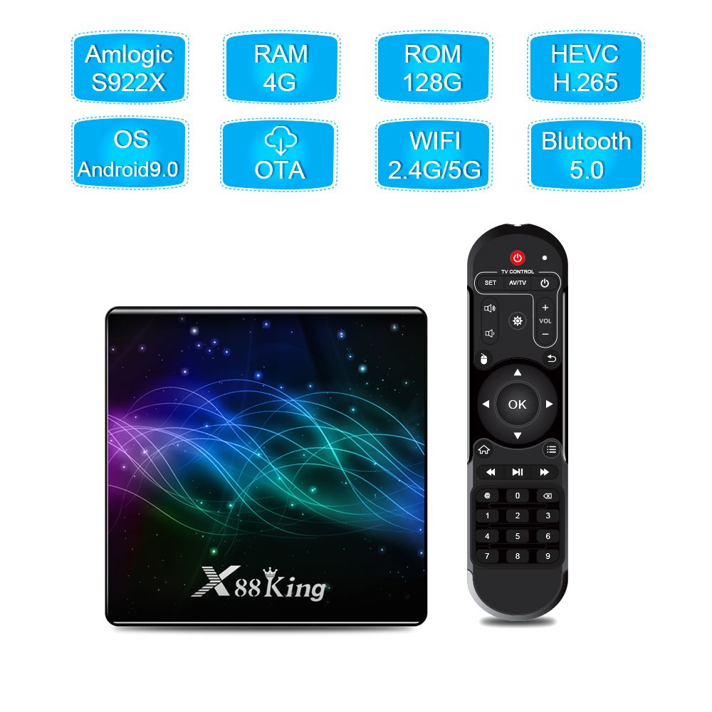 X88-King-Amlogic-S922X-4GB-DDR4-RAM-128GB-ROM-1000M-LAN-5G-WIFI-bluetooth-50-Android-90-4K-VP9-H265--1588801