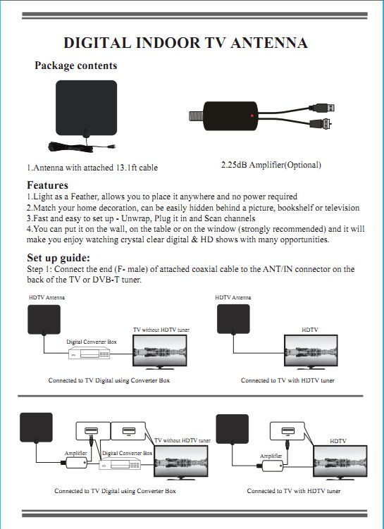 50-Miles-1080P-Indoor-Amplifier-HDTV-Digital-TV-Antenna-Standing-HD-VHF-1679300