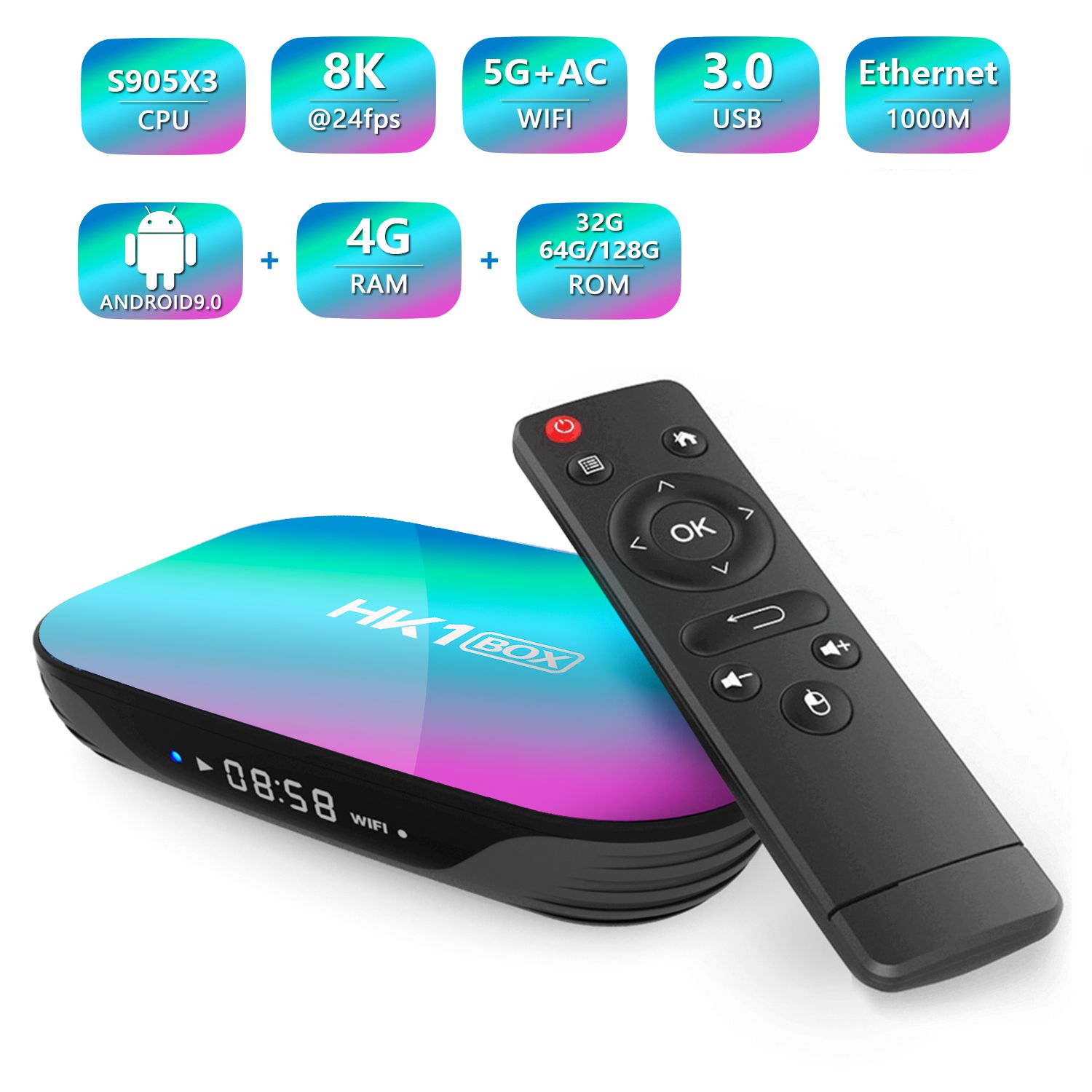 HK1-Box-Amlogic-S905X3-4GB-RAM-64GB-ROM-5G-WIFI-bluetooth-40-1000M-LAN-Android-90-4K-8K-H265-TV-Box--1608873