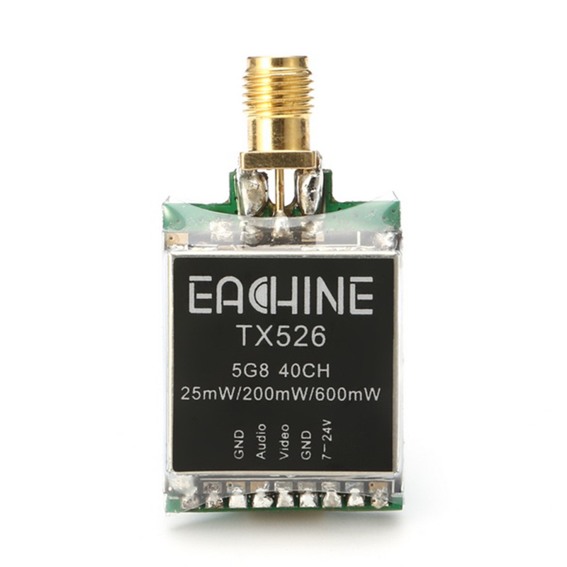 TX526-58G-40CH-25MW200MW600MW-Switchable-AV-Wireless-FPV-Transmitter-RP-SMA-Female-for-FPV-Multicopt-1731632