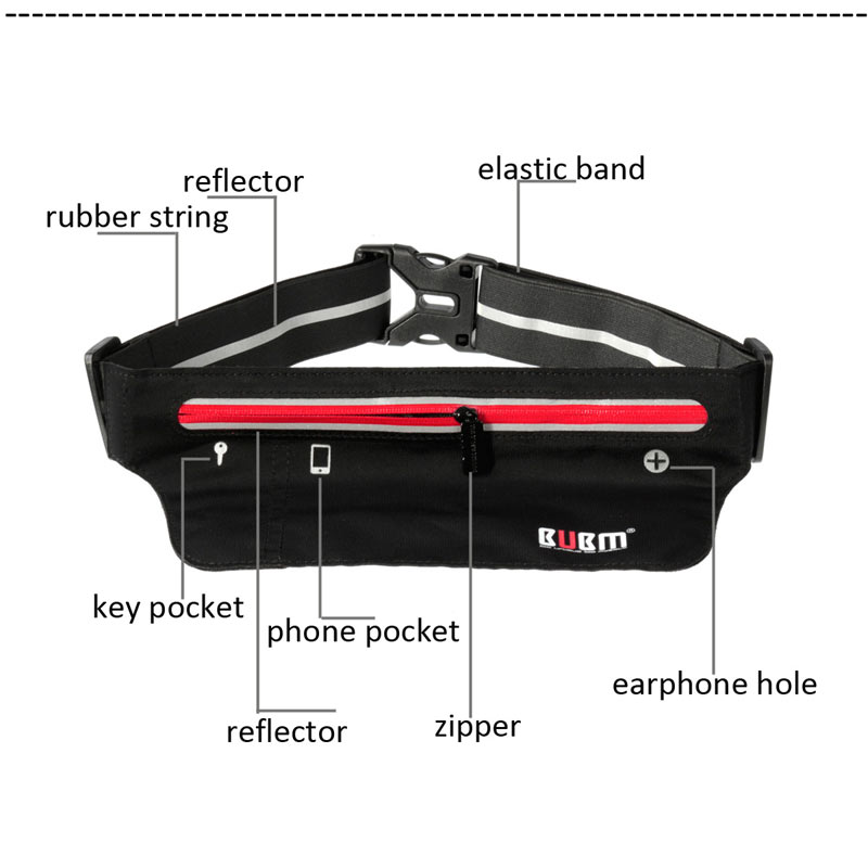 BUBM-Waterproof-Sport-Waist-Belt-Bag-Pack-Pocket-Purse-Running-Jogging-Pouch-994886