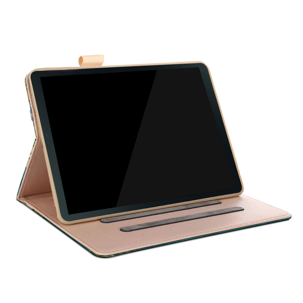 Folio-Stand-Printing-Tablet-Case-Cover-for-Samsung-Galaxy-Tab-A-105-T590-T595-T597-Tablet---Apricot--1462593