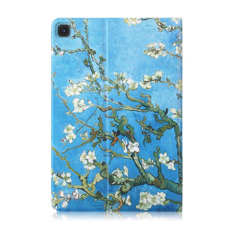 Folio-Stand-Tablet-Case-Cover-for-Samsung-Galaxy-Tab-S5E-105-SM-T720-SM-T725---Apricot-blossom-1520789