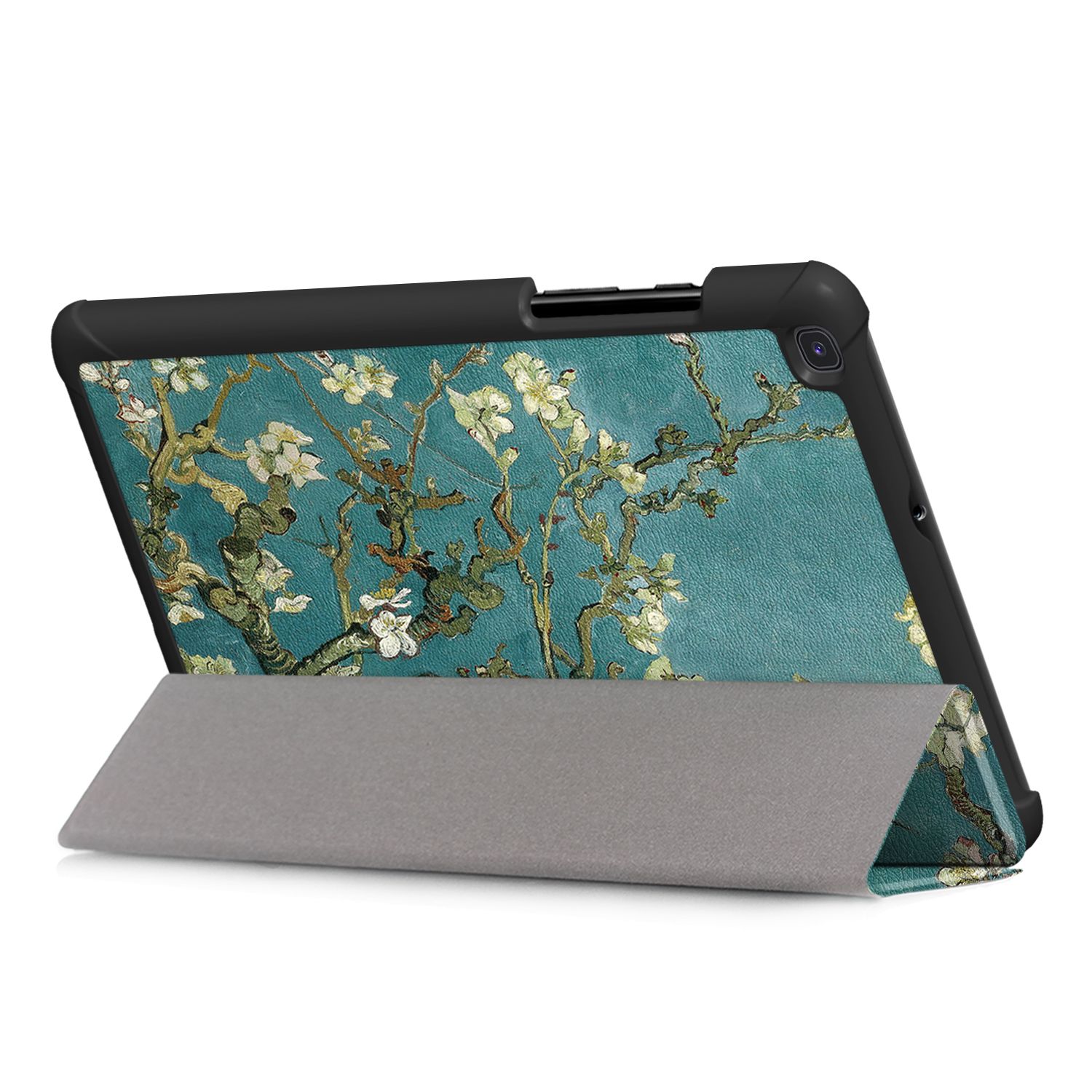 Printing-Tri-Fold-Tablet-Case-for-Samsung-Tab-A-80-2019---Apricot-Blossom-1539914