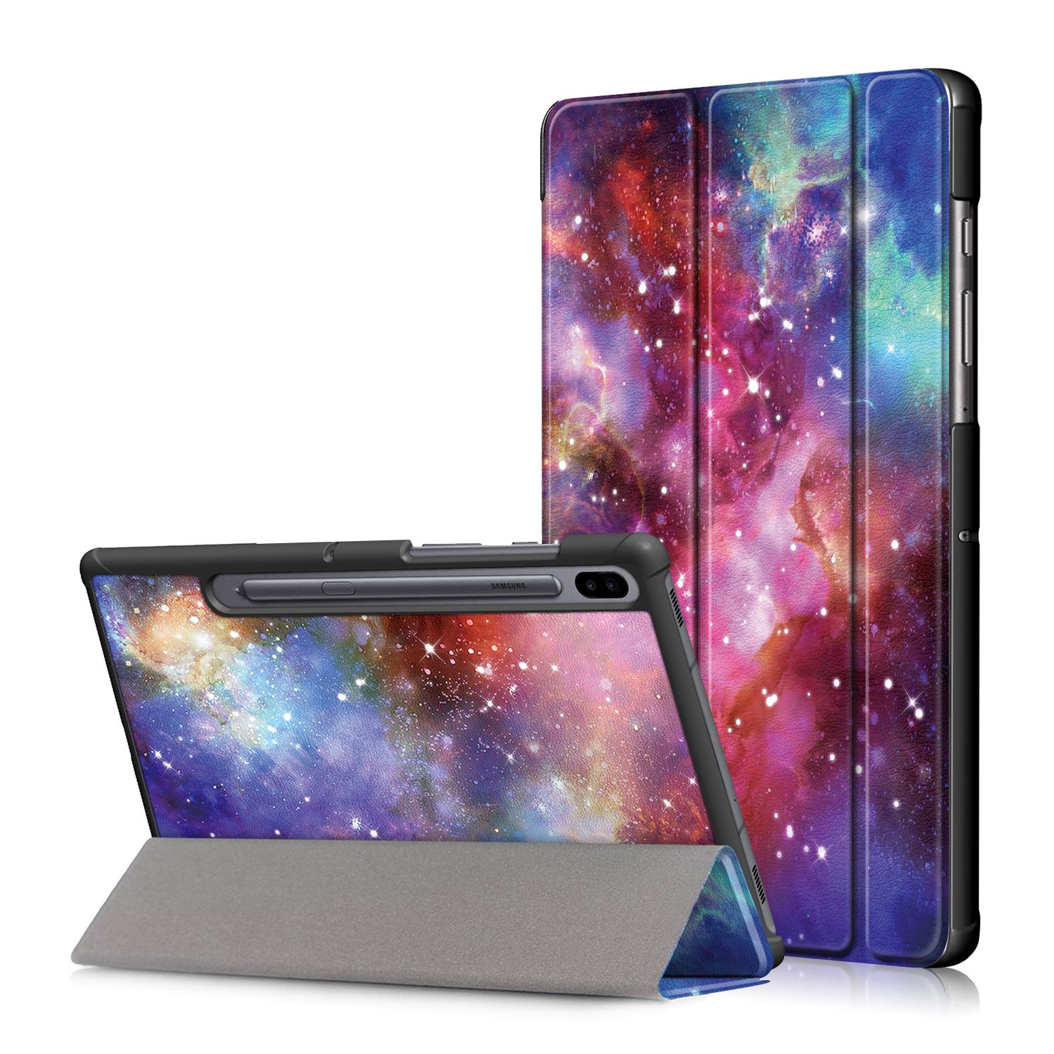 Printing-Tri-Fold-Tablet-Case-for-Samsung-Tab-S6---Milky-Way-1556683