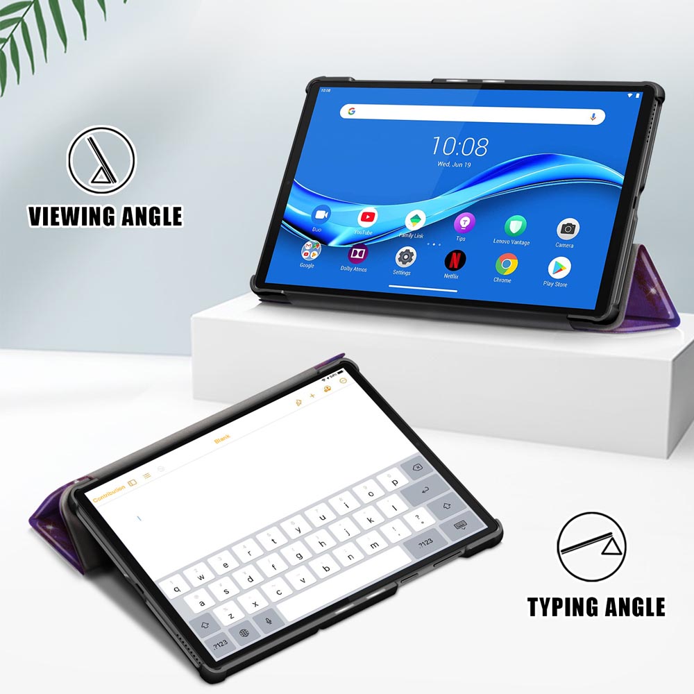 Tri-Fold-Pringting-Tablet-Case-Cover-for-Lenovo-Tab-M10-Plus-Tablet---Galactics-Version-1666716