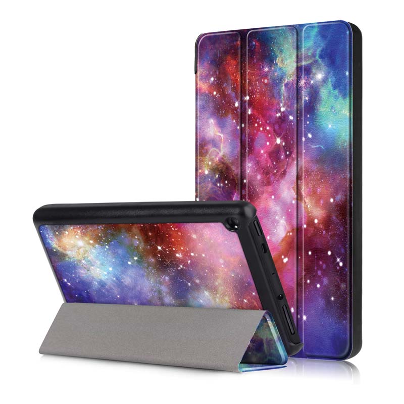 Tri-Fold-Pringting-Tablet-Case-Cover-for-New-F-ire-HD-7-2019--The-Milky-Way-1521104