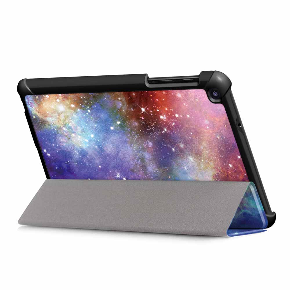 Tri-Fold-Pringting-Tablet-Case-Cover-for-Samsung-Galaxy-Tab-A-80-2019-SM-P200-P205-Tablet---Milky-Wa-1487859