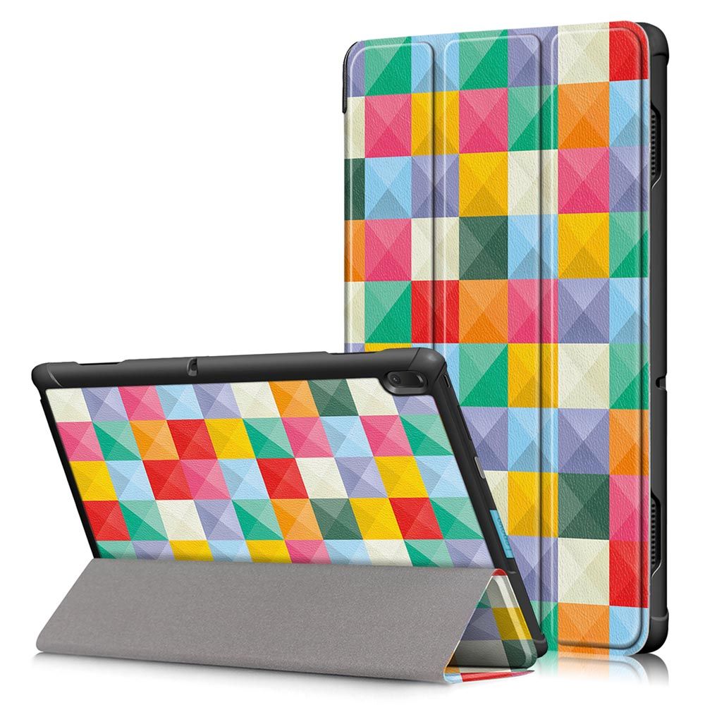 Tri-Fold-Printing-Tablet-Case-Cover-for-Lenovo-Tab-E10-Tablet---Cubicity-1444853
