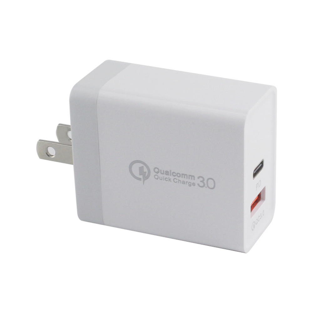 36W-Dual-USB-Type-C-PDQC30-Quick-Charger-Power-Adapter-for-Smartphone-Tablet-1645338