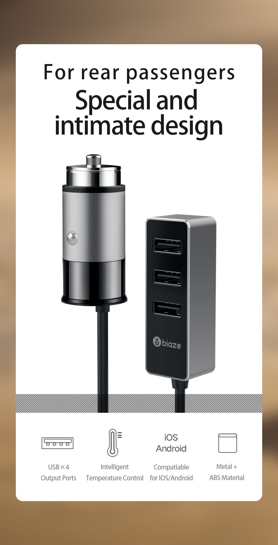 Biaze-5V-55A-4-USB-15M-Cable-Fast-Charging-Car-Charger--Power-Adapter-For-Tablet-Smartphone-1654189