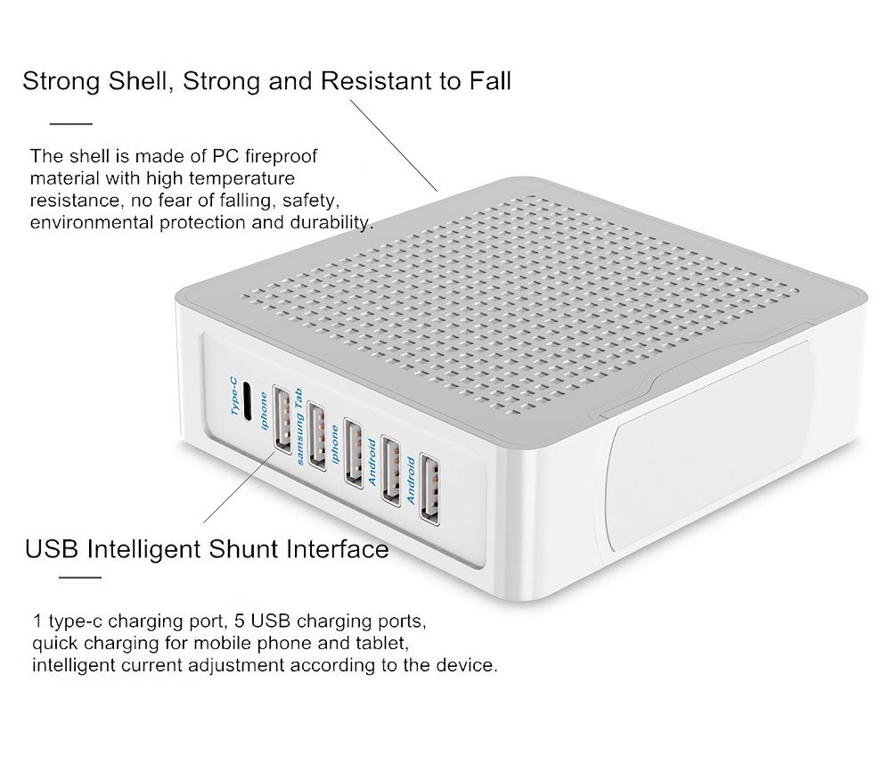 EU-US-40W-5V24A-6-Ports-Type-C-USB-Quick-Charger-Power-Adapter-for-Tablet-Smartphone-1663833