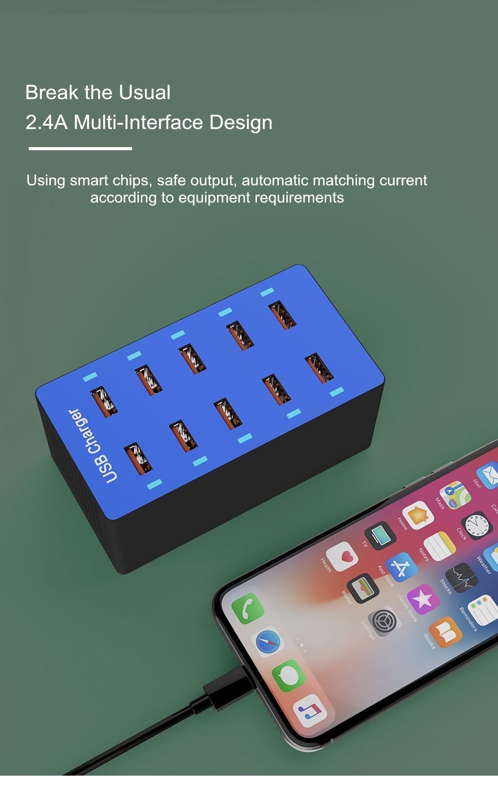 Multifunctional-10-Port-Charging-Socket-EU-Station-for-Tablet-Smartphone-1754433
