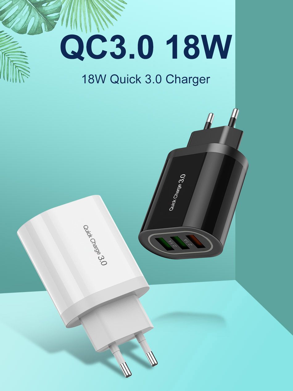 OLAF-18W-Quick-Charge-30-Dual-USB-21A--Fast-Charging-Wall-Charger-Power-Adapter-for-Tablet-Smartphon-1687531