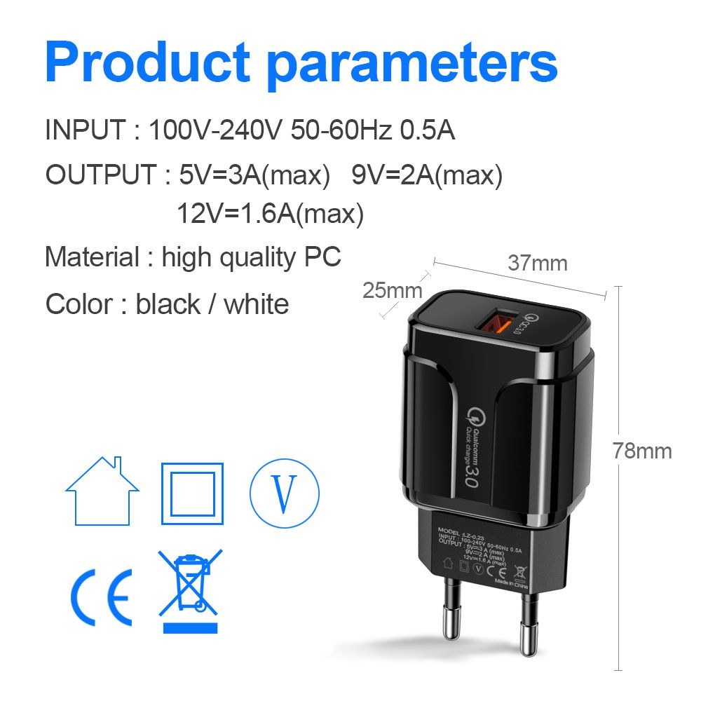 OLAF-QC-30-EU-3A-Quick-Charge-USB-Wall-Charger-Power-Adapter-for-HUAWEI-Smartphone-Tablet-1689492