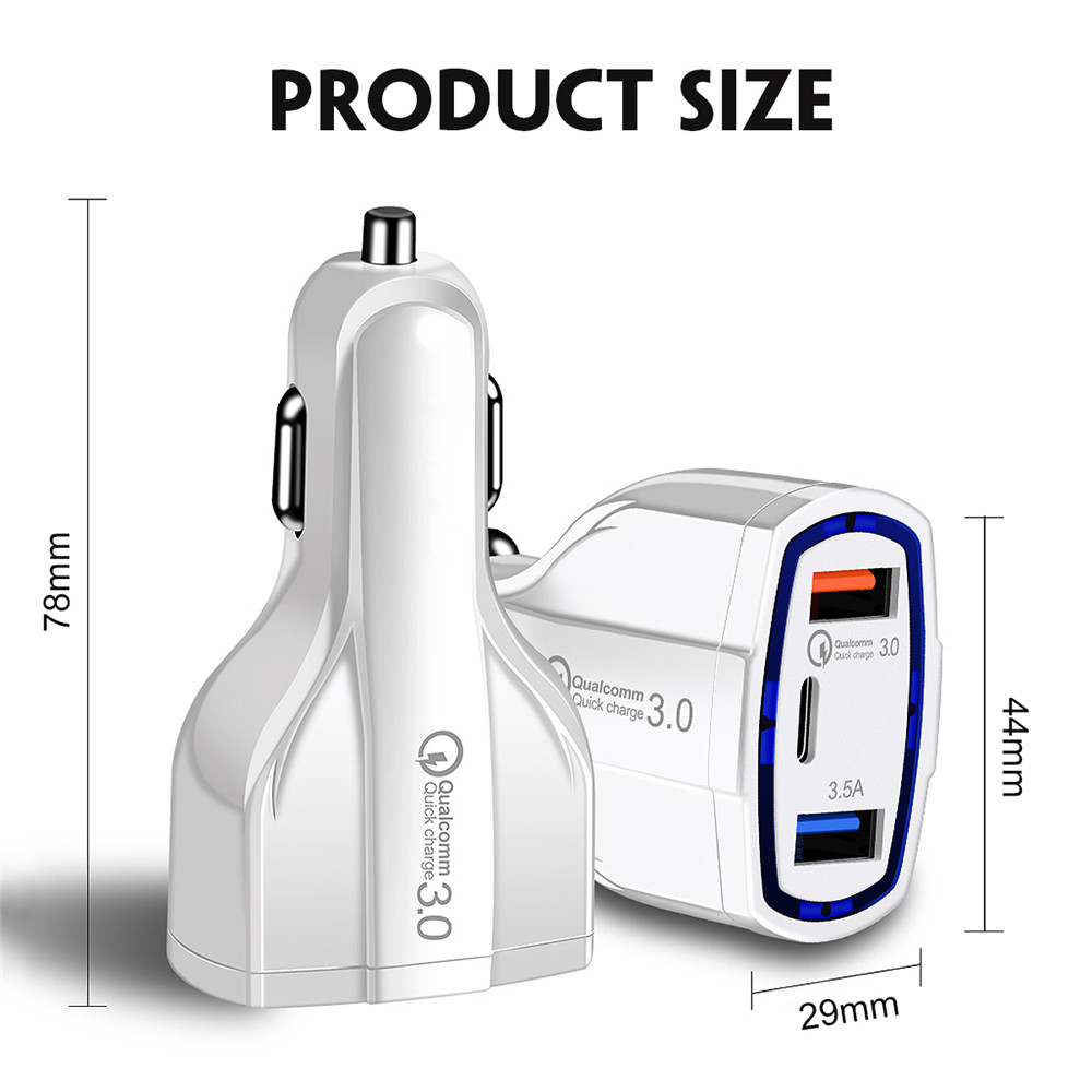 Quick-Charge-Dual-USB-Type-C-Car-Charger-For-Smartphone-Tablet-1328031