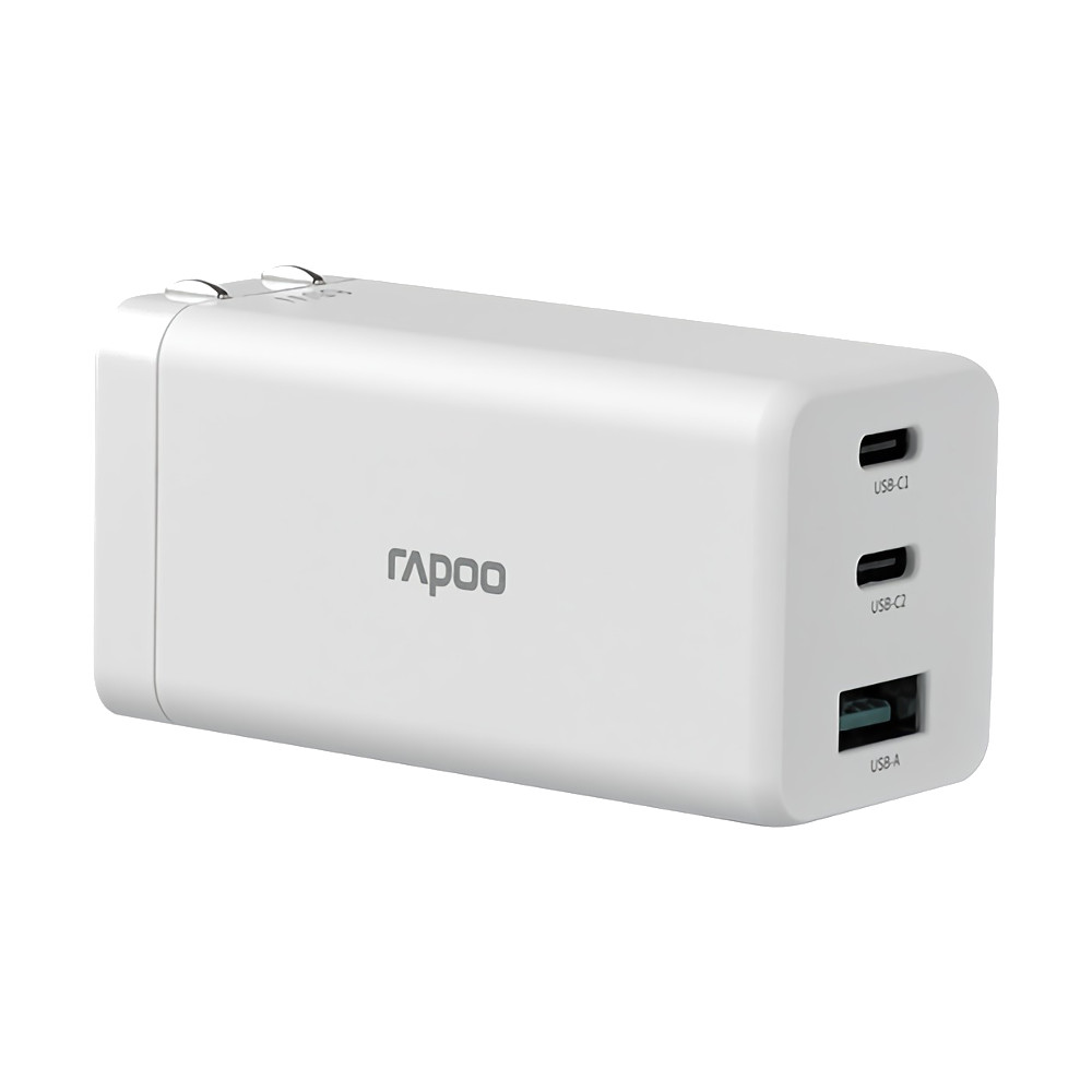 Rapoo-PA65L-65W-GaN-2USB-C-USB-A-Fast-Charging-Power-Adapter-for-Laptop-Tablet-Smartphone-1767259