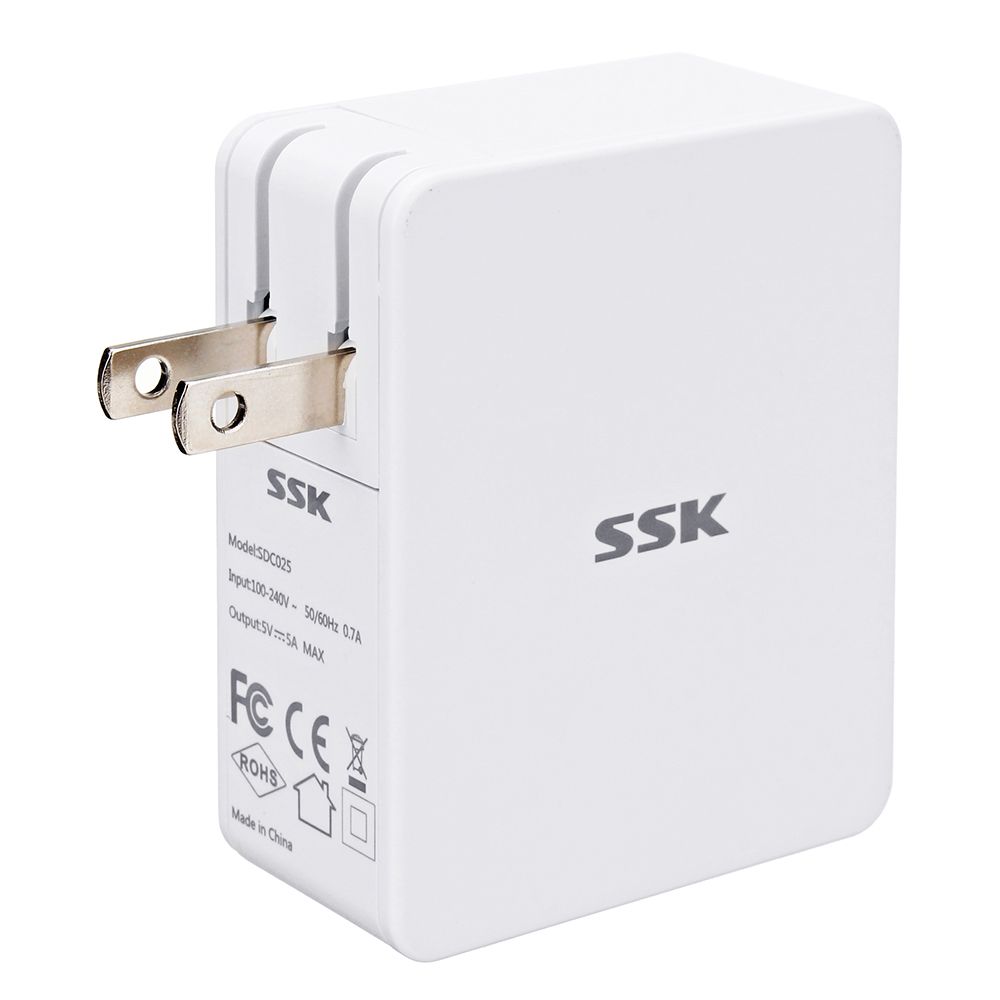 SSK-4-USB-Port-5V-5A-US-Plug-USB-Charger-Tablet-Charger-1374116