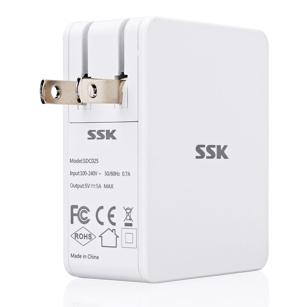 SSK-4-USB-Port-5V-5A-US-Plug-USB-Charger-Tablet-Charger-1374116
