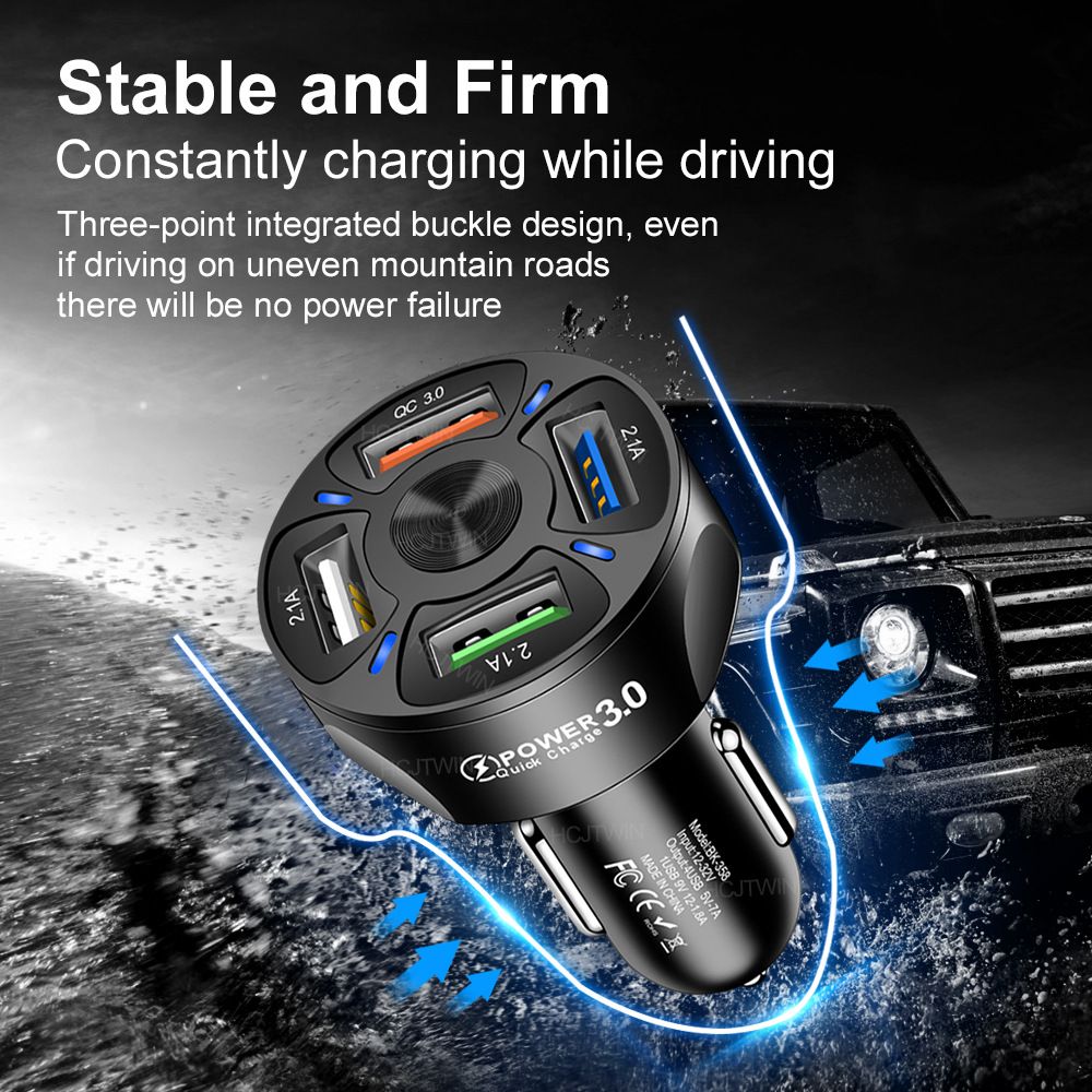 Universal-3A-QC30-4-USB-Car-Charger-Power-Adapter-for-Smartphone-Tablet-1754434