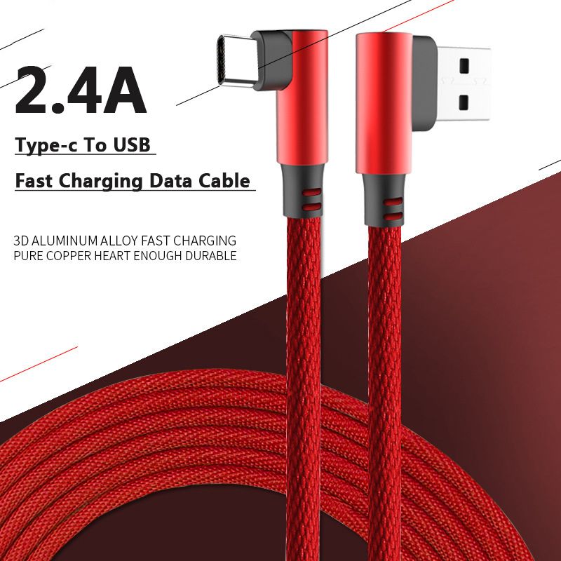 0251M2M-24A-Double-Elbow-Braided-Type-c-To-USB-Fast-Charging-Data-Cable-for-Smartphone-Tablet-1636161