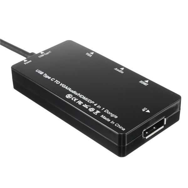 4-in-1-Dongle-USB-Type-C-TO-VGA-Audio-HDMI-DP-Adapter-Hub-HD-1280P-Splitter-1159815