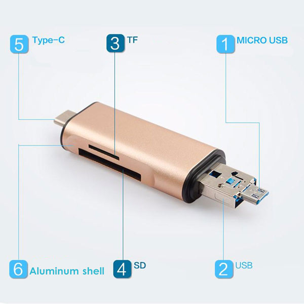 5-in-1-USB-31-Type-C-To-Micro-USB-20-TFSD-Card-Reader-USB-30-Adapter-for-Tablet-1051555