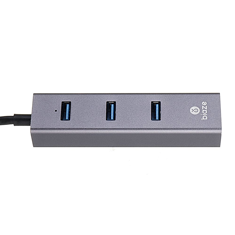 BIAZE-ZH2-Aluminum-Alloy-USB-30-to-3-Port-USB-30--1000Mbps-Gigabit-RJ45-Ethernet--Hub-1517992