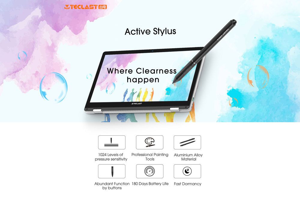 Teclast-TL-T6S-Active-Tablet-Stylus-Pen-Aluminum-Alloy-for-Teclast-X6-Pro-Tablet-PC-Black-1415928