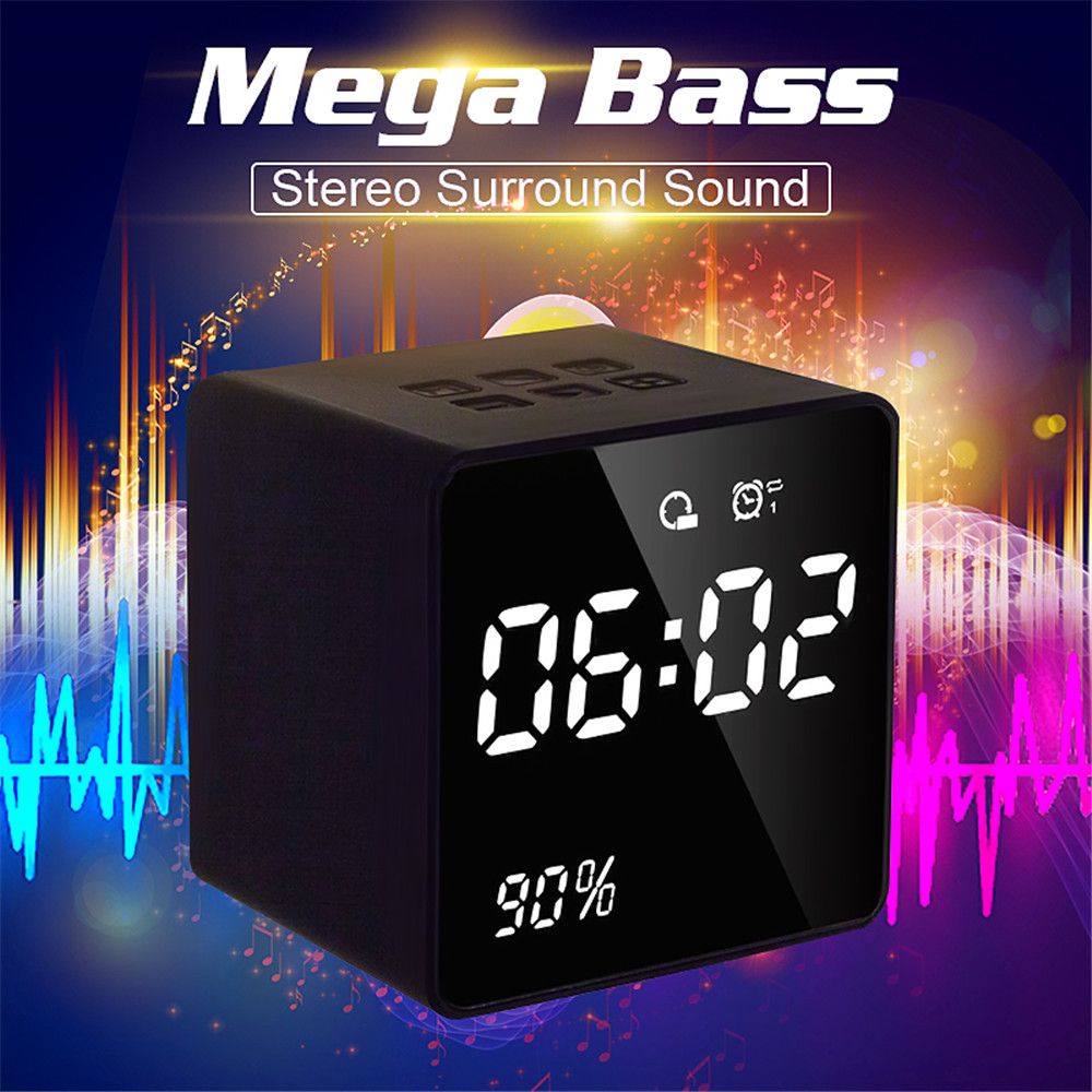 bluetooth-FM-Radio-Alarm-Clock-With-USB-Charging-Wireless-Mirror-Bass-Speaker-1417220